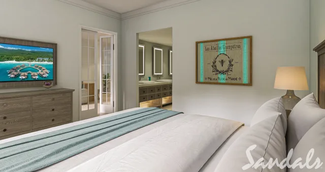 1 Bedroom, Honeymoon, West Bay, Suite, Ocean View, Butler، Sandals Royal Bahamian - Adults Only 3/4