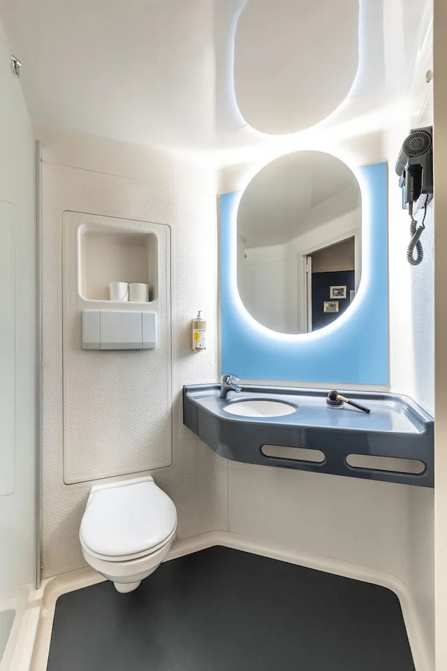 غرفة متصلة بسريرين مزدوجين، Greet Hotel Limoges Nord 9/9