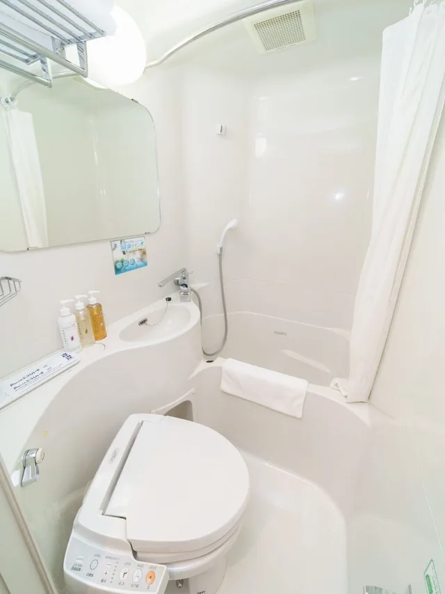 Semi Room, Single, Semi Double Bed, Smoking، Super Hotel Midosuji Line Esaka 5/6