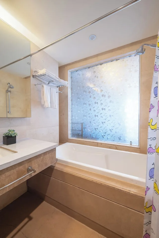 غرفة ديلوكس بسرير كينج بإطلالة على الحديقة، Sanlitun Xin Xiang Ya Yuan Apartment 8/9