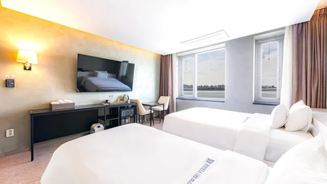 Bliss, Standard, Twin Beds, 1 Double and 1 Single Bed, Ocean View, Pet Friendly, Benikea The Bliss Hotel 1/2