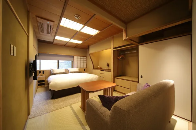 Semi Room, Economy, 2 Semi Double Beds, No Window، Sakanoue 3/3