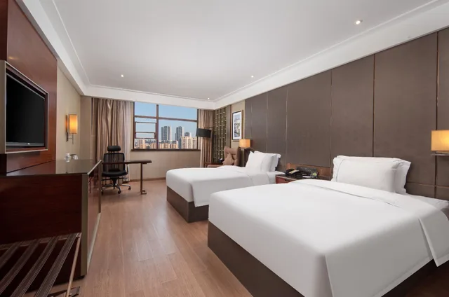 غرفة كومفورت بسريرين منفصلين وسرير كينج، Echeng Hotel (Wuhan Optics Valley Pedestrian Street) 1/1