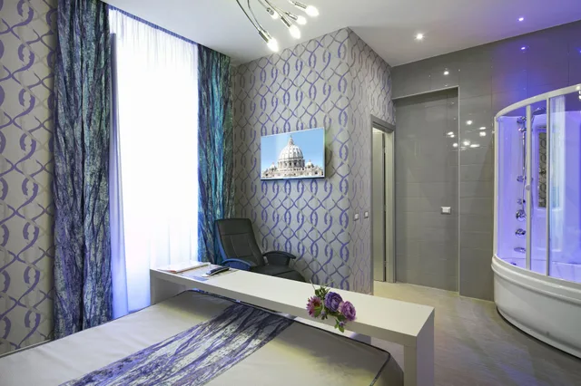 غرفة سوبيريور بسرير كوين بجاكوزي، Relais Dei Papi 9/9