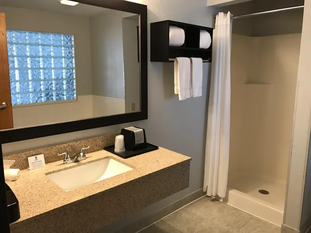 غرفة بسرير كينج مع أريكة بحوض جاكوزي، Best Western Executive Inn Mount Gilead 5/6
