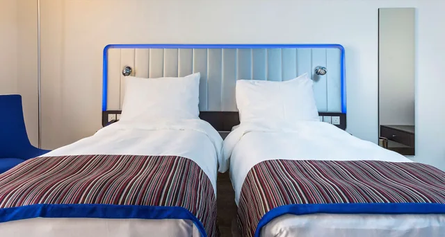 شاليه بسريرين منفصلين بشرفة بغرفة نوم واحدة، Park Inn by Radisson Hotel and Residence Duqm 4/6