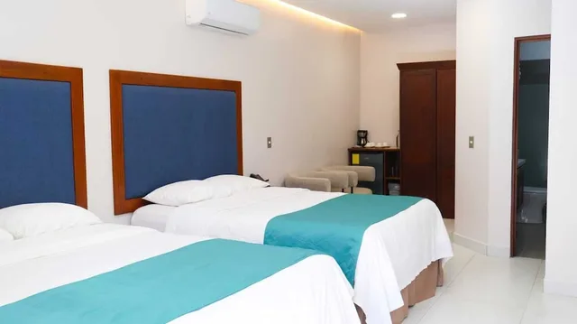 غرفة ديلوكس بسريرين كوين، Hotel Colono Beach 3/7