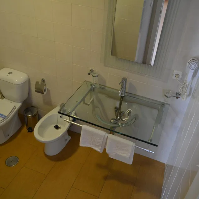 غرفة بسرير مزدوج أو سريرين منفصلين، Hotel Castillo 10/10
