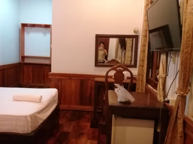 غرفة ديلوكس بسريرين منفصلين بإطلالة على الحديقة، Villa Kingkham Riverside 5/9