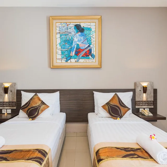Deluxe, Twin Beds, Sea View, Padma Sari Hotel 5/10