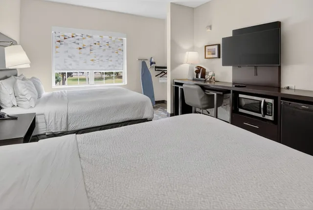 غرفة قياسية بسريرين كوين لذوي الإعاقة، Holiday Inn Express Hotel And Suites Dallas Addison 5/7