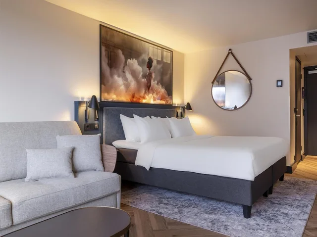 غرفة عائلية بسرير كوين بشرفة، Radisson Blu Scandinavia Oslo 9/10