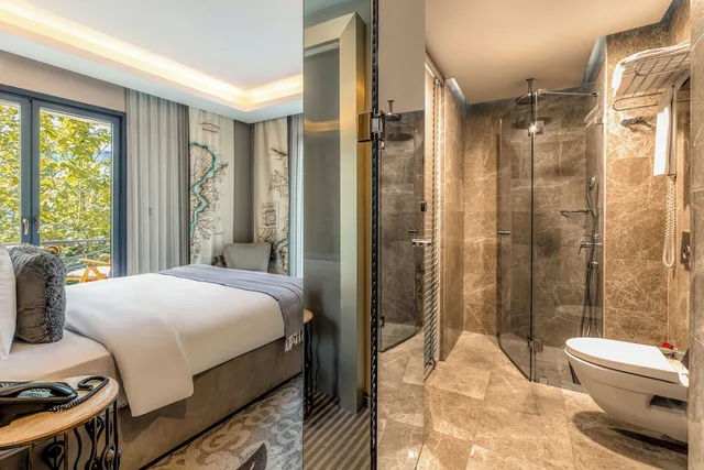 غرفة ديلوكس ركنية بسريرين منفصلين بشرفة، PEYK HOTEL 8/8