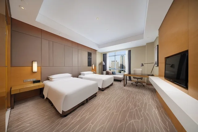 غرفة قياسية بسريرين مزدوجين مع دخول صالة النادي، CROWNE PLAZA YANGZHOU 4/8