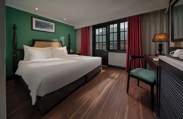 غرفة ديلوكس بسريرين منفصلين، Hanoi Ancient Paradise Hotel (ex Hanoi Old Town Hotel) 2/7
