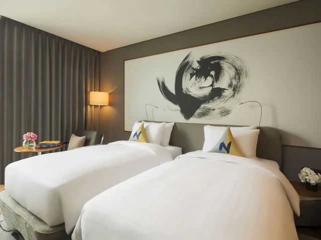 غرفة تنفيذية بسريرين منفصلين، Novotel Ambassador Seoul Dongdaemun Hotels and Residences 1/7