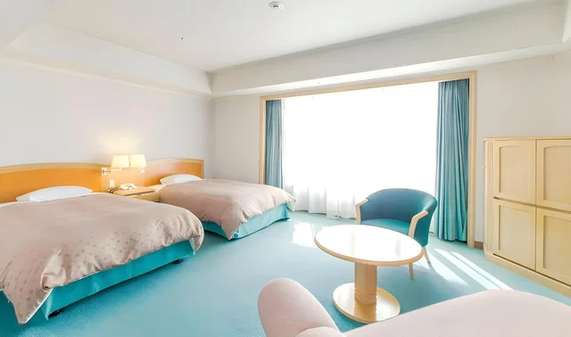 غرفة فاخرة بسريرين منفصلين، Iyashi No Resort Kaga No Sachi Hotel Arrowle 1/1