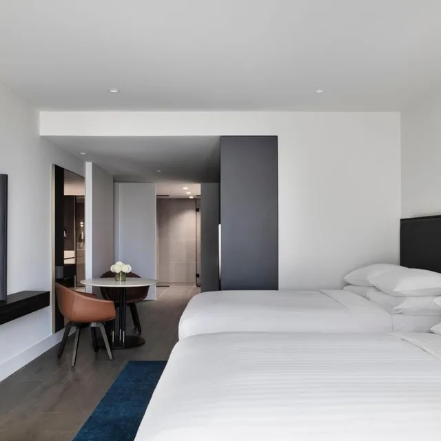 غرفة سوبيريور بسريرين منفصلين، Melbourne Marriott Hotel Docklands 4/10
