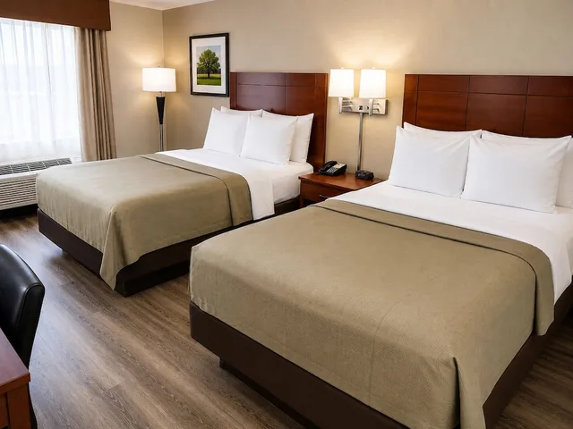 غرفة قياسية بسريرين مزدوجين، Econo Lodge Cartersville Emerson Lake Point 2/10