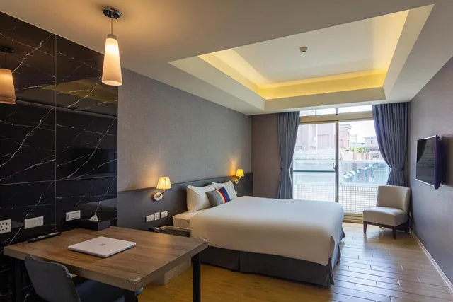 غرفة ديلوكس بسرير مزدوج، F Hotel Luzhou Taipei 2/3