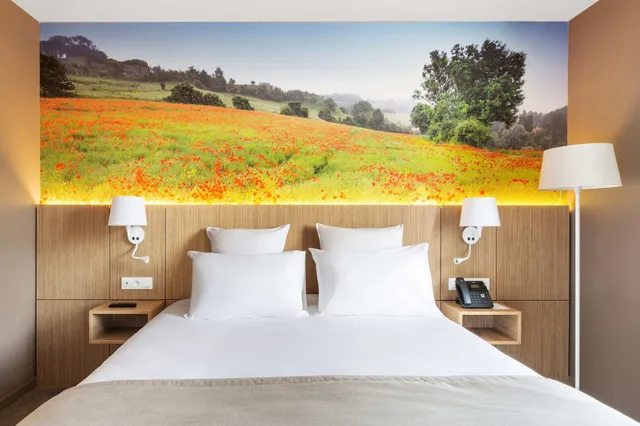 غرفة سوبيريور بسرير كينج بإطلالة على المتنزه، Best Western Le Beffroi 2/3