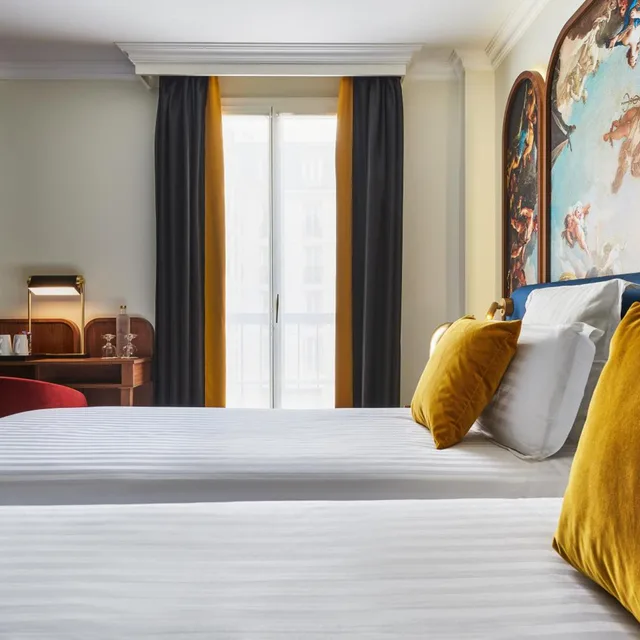 غرفة قياسية بسرير مزدوج أو سريرين منفصلين، Hotel Le Versailles 4/6