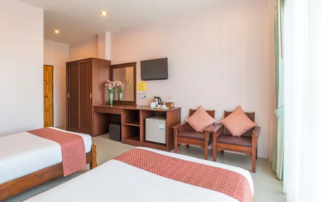 غرفة سوبيريور بسريرين منفصلين، Krabi Phetpailin Hotel 3/6
