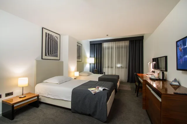 غرفة بسرير مزدوج أو سريرين منفصلين، Atrium Hotel 1/1