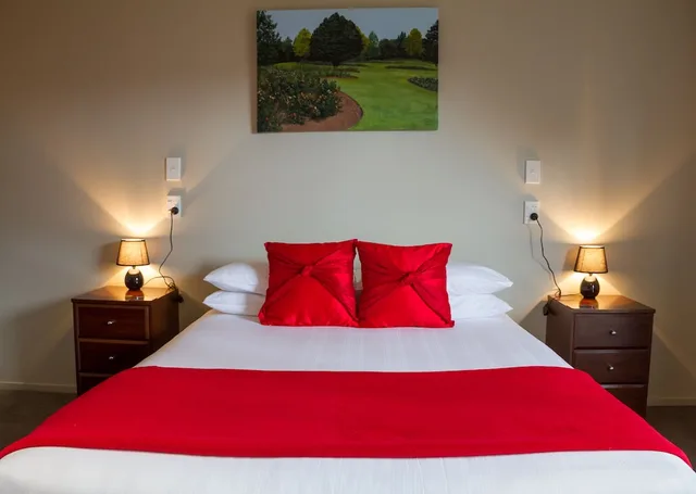غرفة تنفيذية بسرير كوين، Albert Court Motor Lodge 3/3
