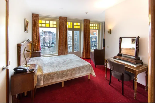 غرفة مزدوجة بإطلالة على القناة، Amsterdam Wiechmann Hotel 6/10