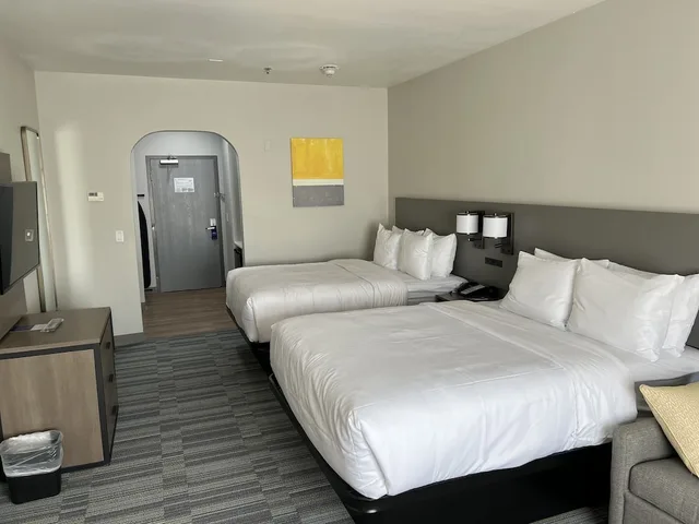 جناح بسريرين كوين مع أريكة لذوي الإعاقة، Comfort Inn and Suites Lubbock TX 2/4