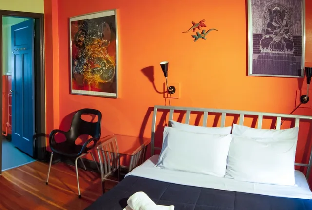غرفة بسرير كوين بحمام خاص، Ocean Island Inn Backpackers Suites Hostel 5/9
