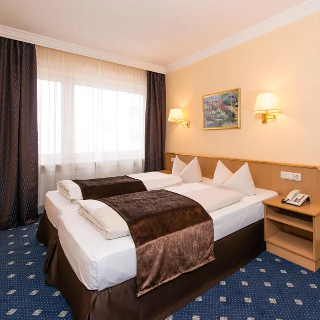 غرفة بسريرين منفصلين، Hotel Royal 2/9