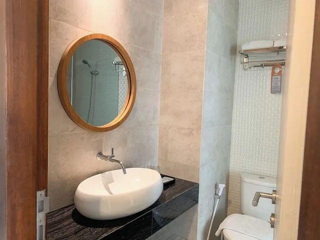 غرفة تنفيذية بسرير مزدوج، Front One Gosyen Hotel Salatiga 7/8