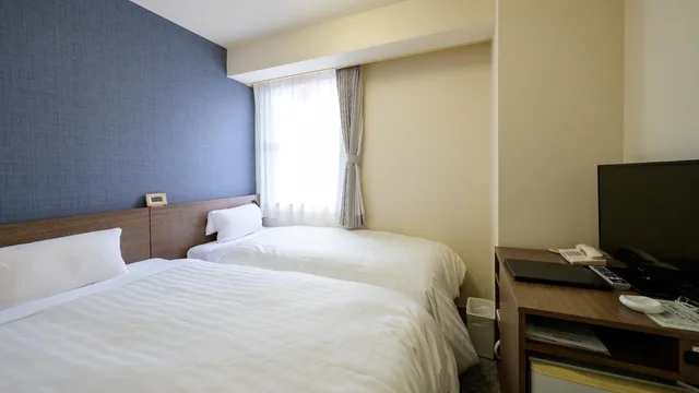 2 Bedrooms, Economy, Twin Beds, Smoking, Hotel Econo Fukui Ekimae 1/1