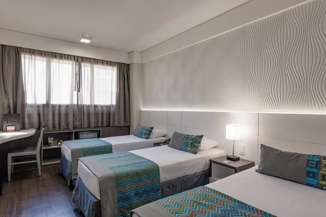 غرفة قياسية ثلاثية بثلاثة أسرّة، Monreale Plus Midtown Campinas (ex Monreale Hotel Classic) 3/5