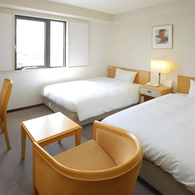 Standard, Twin Beds, River View, Night View، Smile Hotel Fukuoka Okawa 1/1