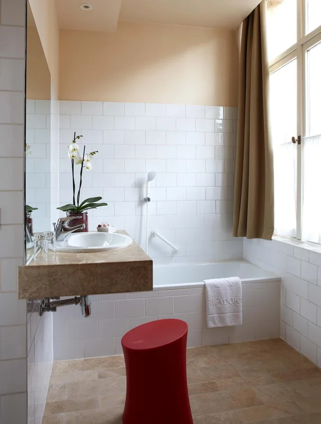 غرفة صغيرة بسرير مزدوج، Hotel Adornes 3/3
