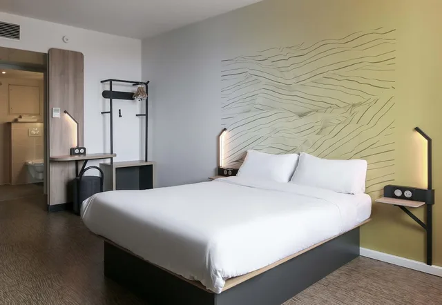 غرفة بسرير مزدوج لذوي الإعاقة، B&B Hotel Marseille Prado Velodrome 2/8