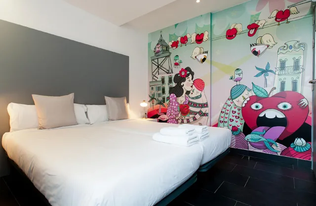 غرفة مفردة بحمام خاص، Hostel St Christophers Inn Barcelona 1/6