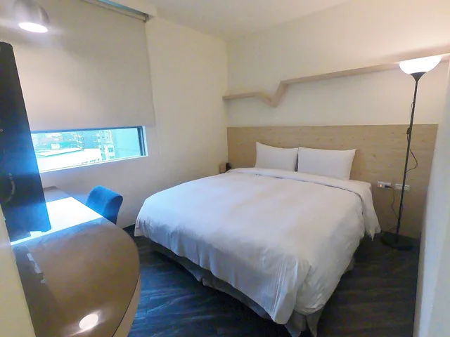 غرفة قياسية بسرير مزدوج، Merryday Hotel Banqiao Branch 5/7