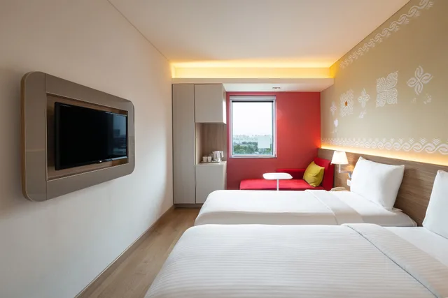 غرفة قياسية بسريرين منفصلين، Ibis Mumbai Airport - An Accorhotels Brand 4/10