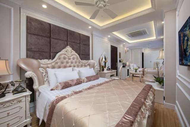 جناح عائلي بسرير مزدوج وسرير فردي بإطلالة على المدينة، Royal Holiday Hanoi Hotel 3/8