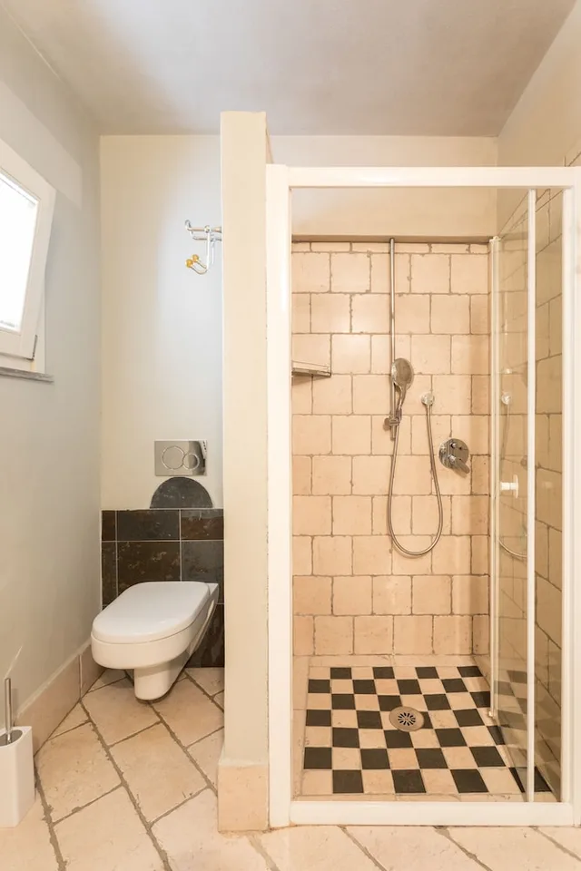غرفة بسريرين منفصلين مع أريكة في الملحق، Maison Tresnuraghes 9/10