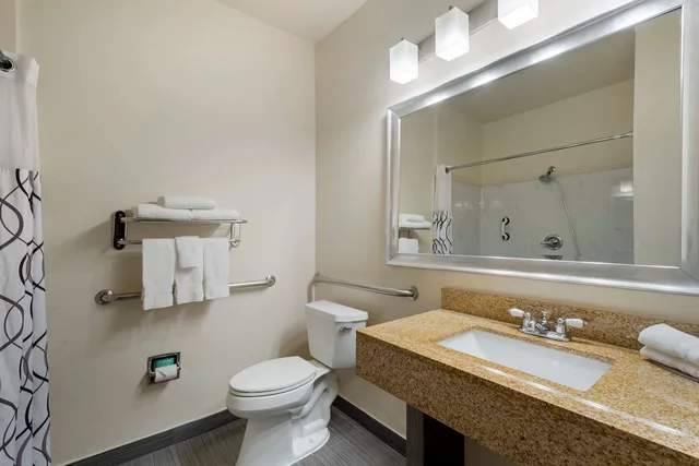 جناح بسرير كينج مع أريكة لذوي الإعاقة، Best Western Plus DFW Airport Suites 4/4