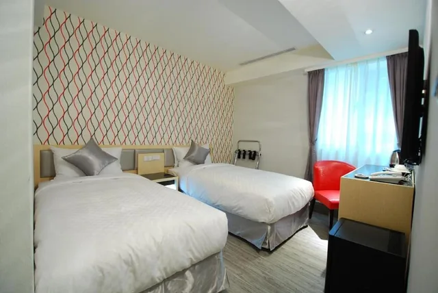 غرفة بزنس بسريرين منفصلين، Shin Shin Hotel 1/4