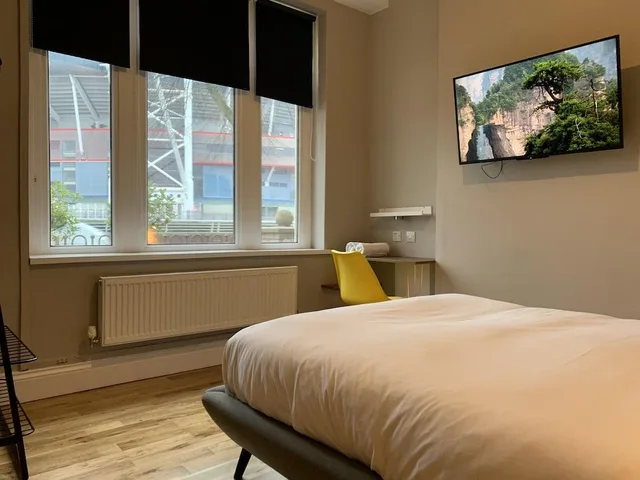 غرفة بسرير مزدوج بحمام مشترك، The Riverhouse 1/1