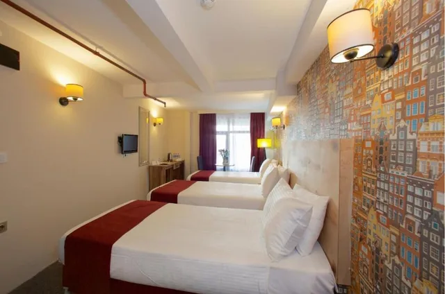 غرفة عائلية بسرير كوين وسرير فردي، Galata Greenland Hotel 1/7