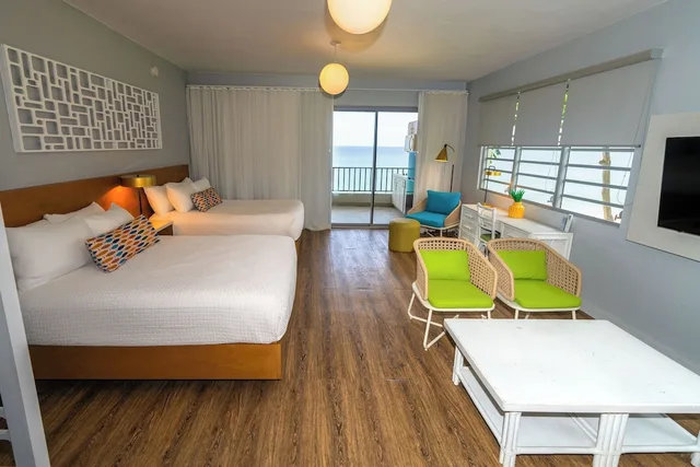 Apartment, 2 Queen Beds, Beach Front, Ocean View، Rincon of the Seas - Grand Caribbean Hotel 3/6