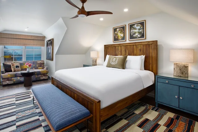 كوخ بسريرين منفصلين وسريرين كينج مع أريكة، The Inn At Stonecliffe 4/10